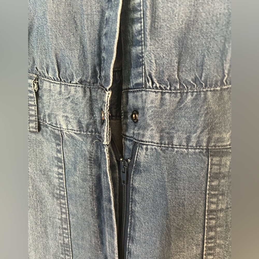 Super soft denim jumpsuit - Picture 3 of 6